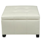Banc ottoman de rangement capitonné
