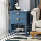Table d'appoint de style américain avec 2 tiroirs