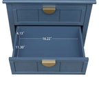 Table d'appoint de style américain avec 2 tiroirs