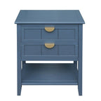 Table d'appoint de style américain avec 2 tiroirs