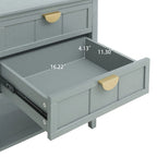 Table d'appoint de style américain avec 2 tiroirs