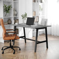 Table de conférence professionnelle avec plateau stratifié et piètement en A