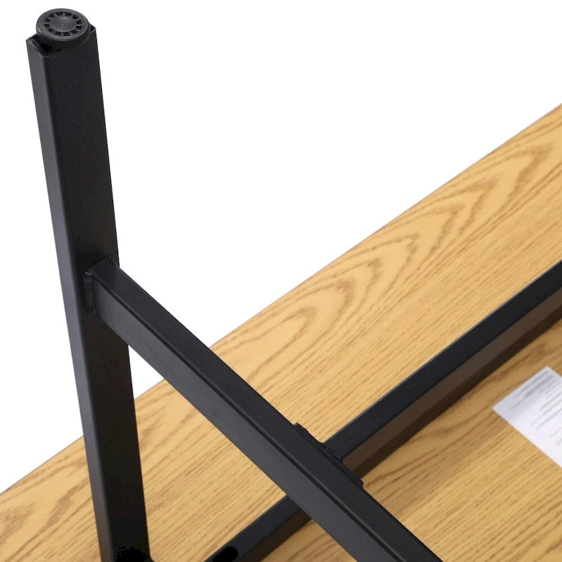 Table de conférence professionnelle avec plateau stratifié et piètement en A