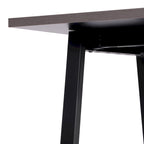 Table de conférence professionnelle avec plateau stratifié et piètement en A