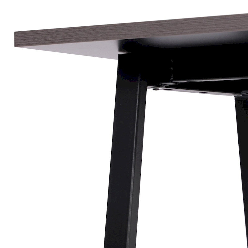 Table de conférence professionnelle avec plateau stratifié et piètement en A