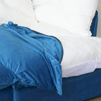 Canapé modulable Cloud, 5 places en plumes et duvet, en velours, avec assise large et profonde, convertible en L.