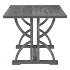 Ensemble de table à manger rectangulaire rétro 6 pièces pour 6 personnes