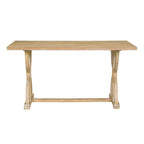 Ensemble de table à manger rectangulaire rétro 6 pièces pour 6 personnes